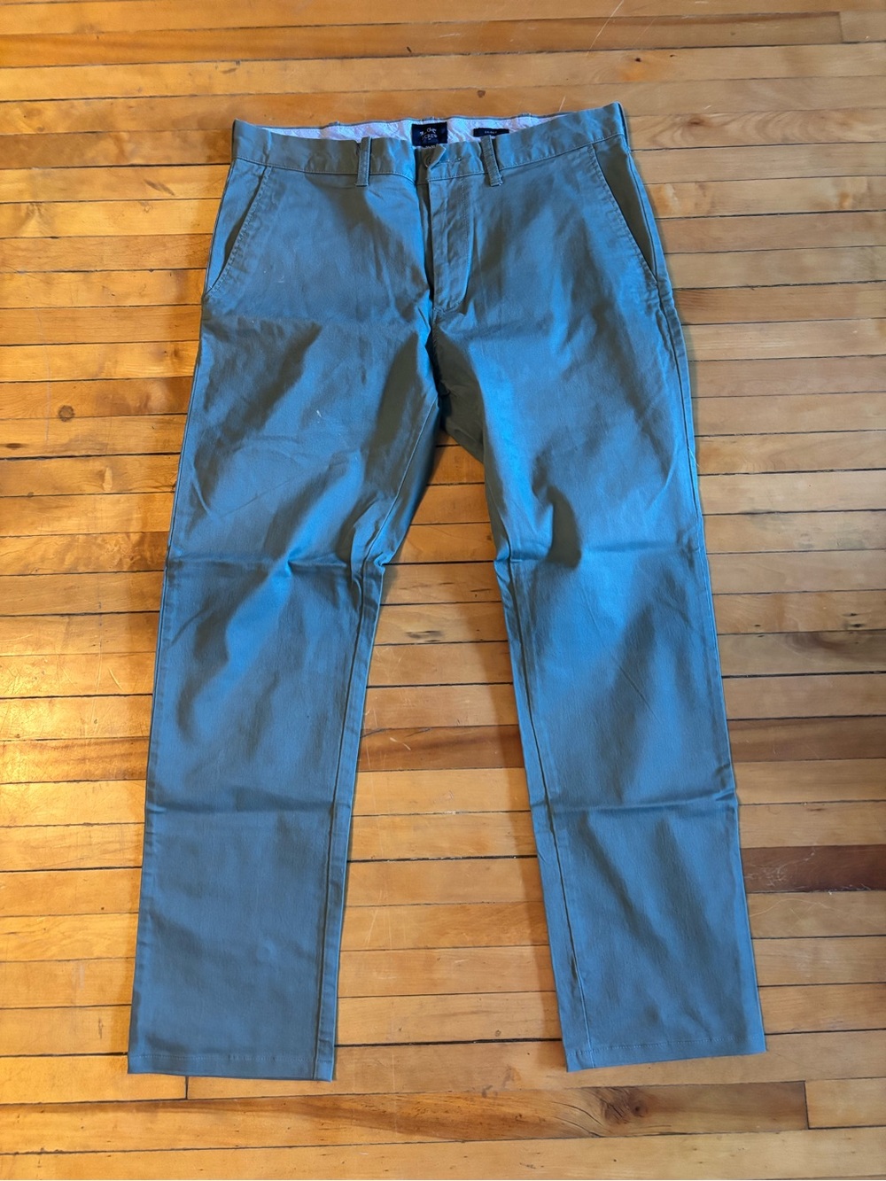Men's Straight-Leg Chino Pants in Teal